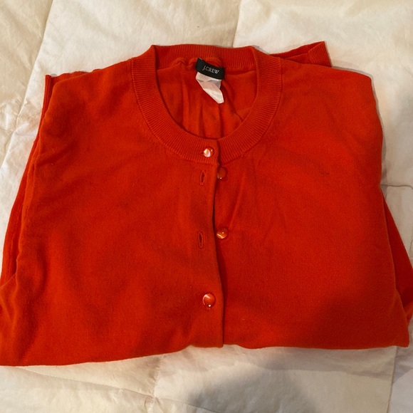 J. Crew Sweaters - J Crew cardigan women’s xs good condition reddish orange